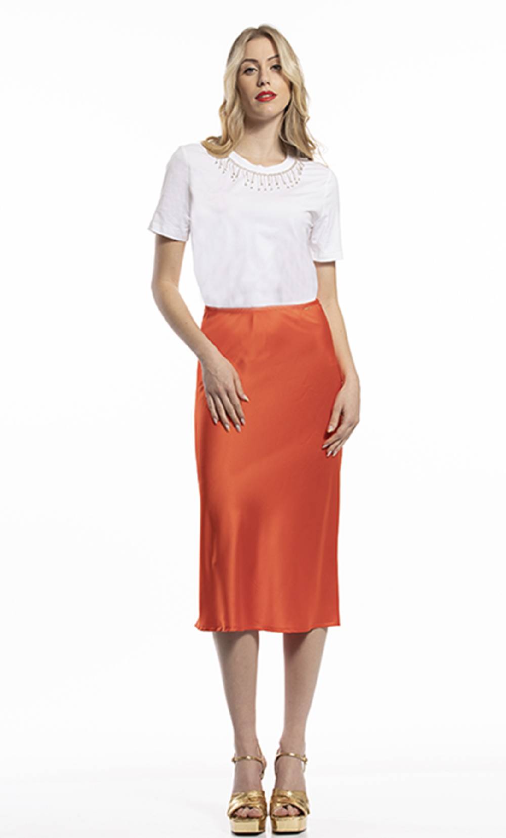 Koralline T-SHIRT CON COLLANA In vendita