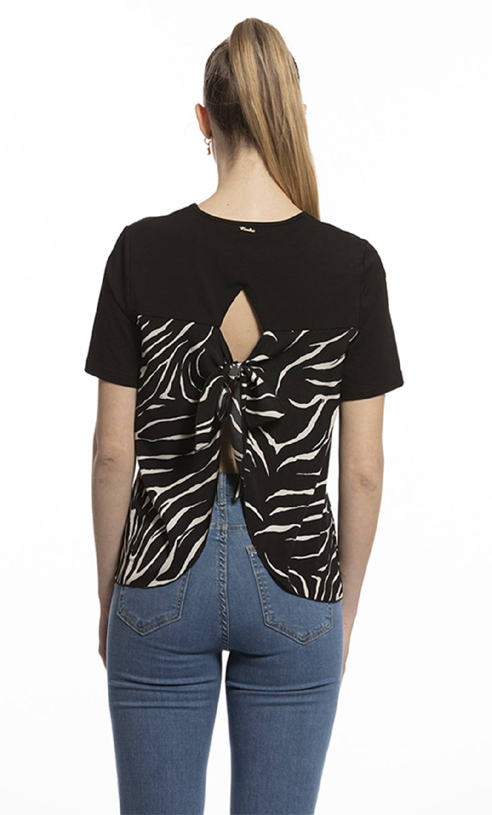 Koralline T-SHIRT CON PANNELLO STAMPATO Hotsell