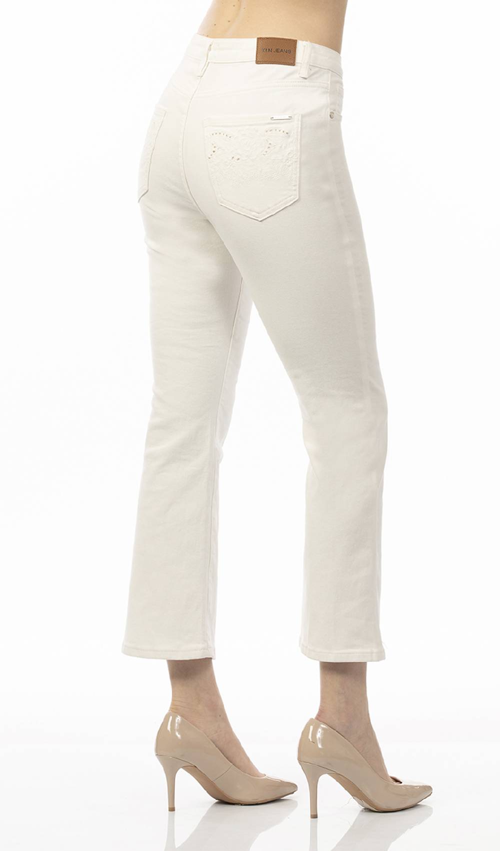 Koralline JEANS IN DENIM COLORATO Smaltimento dello stoccaggio