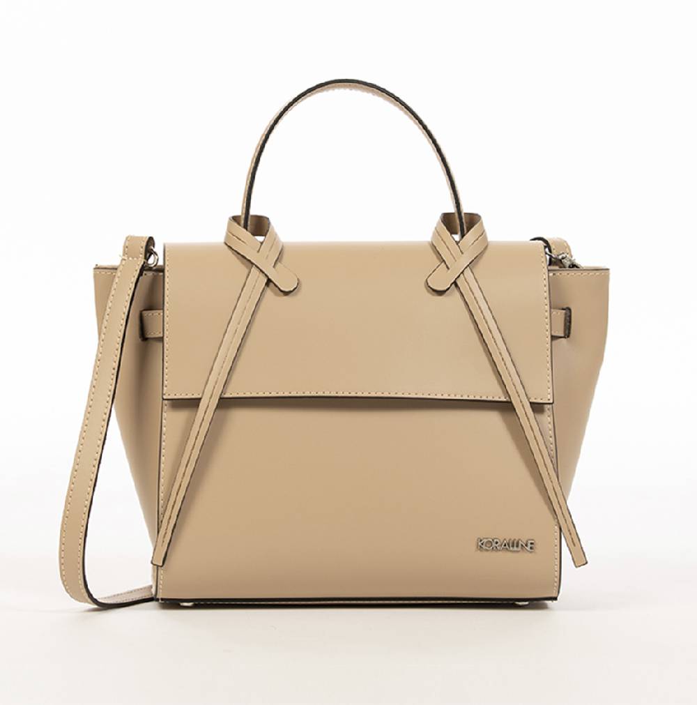 Koralline BORSA IN PELLE CON LACCETTI AL MANICO Only for today