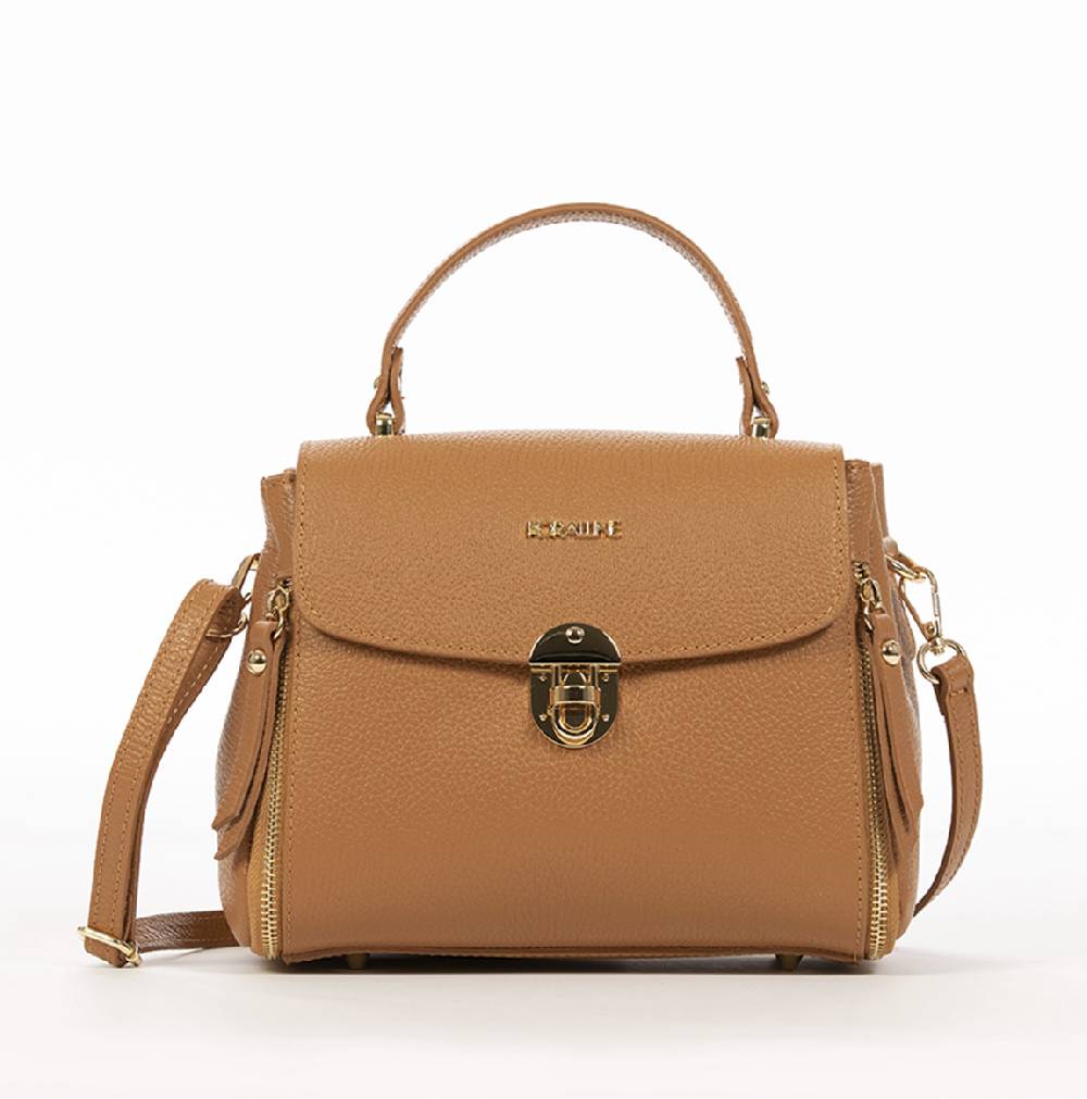 Koralline BAULETTO IN PELLE CON ZIP LATERALE In vendita