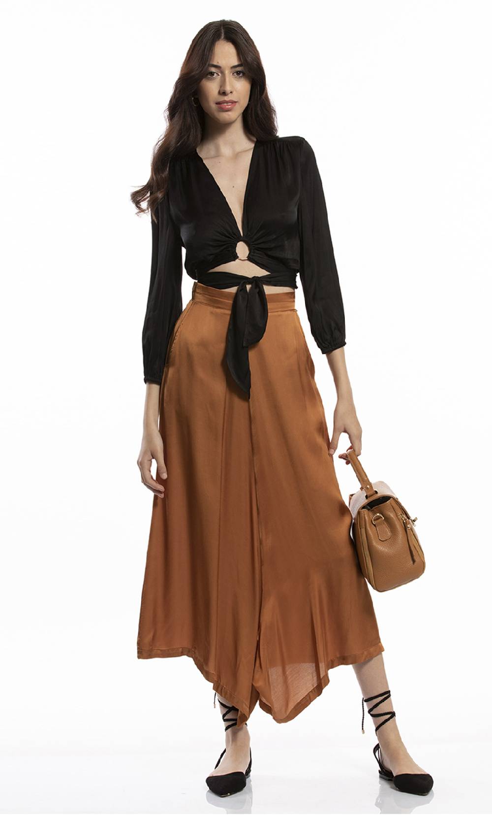 Koralline BAULETTO IN PELLE CON ZIP LATERALE In vendita
