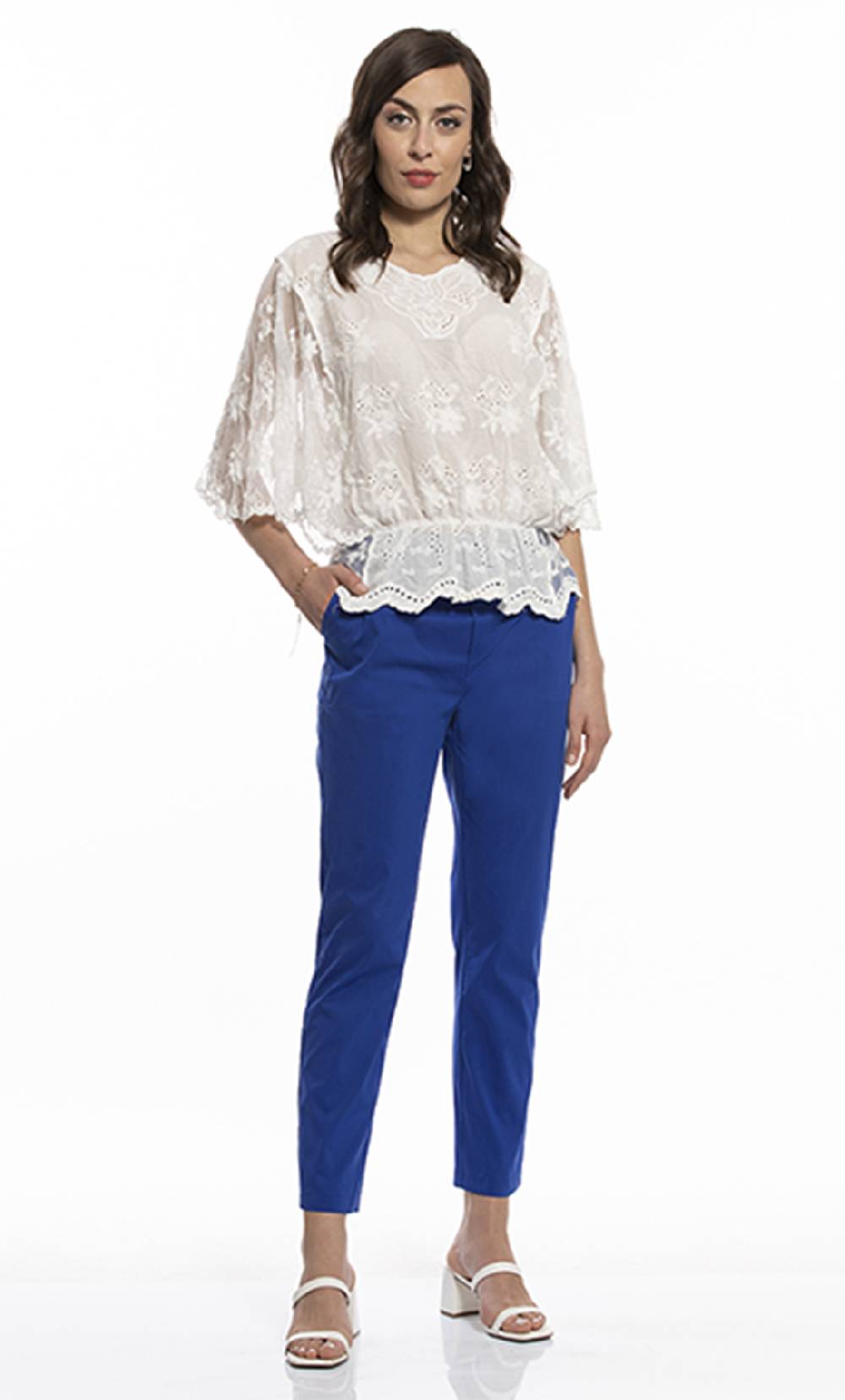 Koralline PANTALONE IN POPELINE CON ELASTICO Acquista Ora