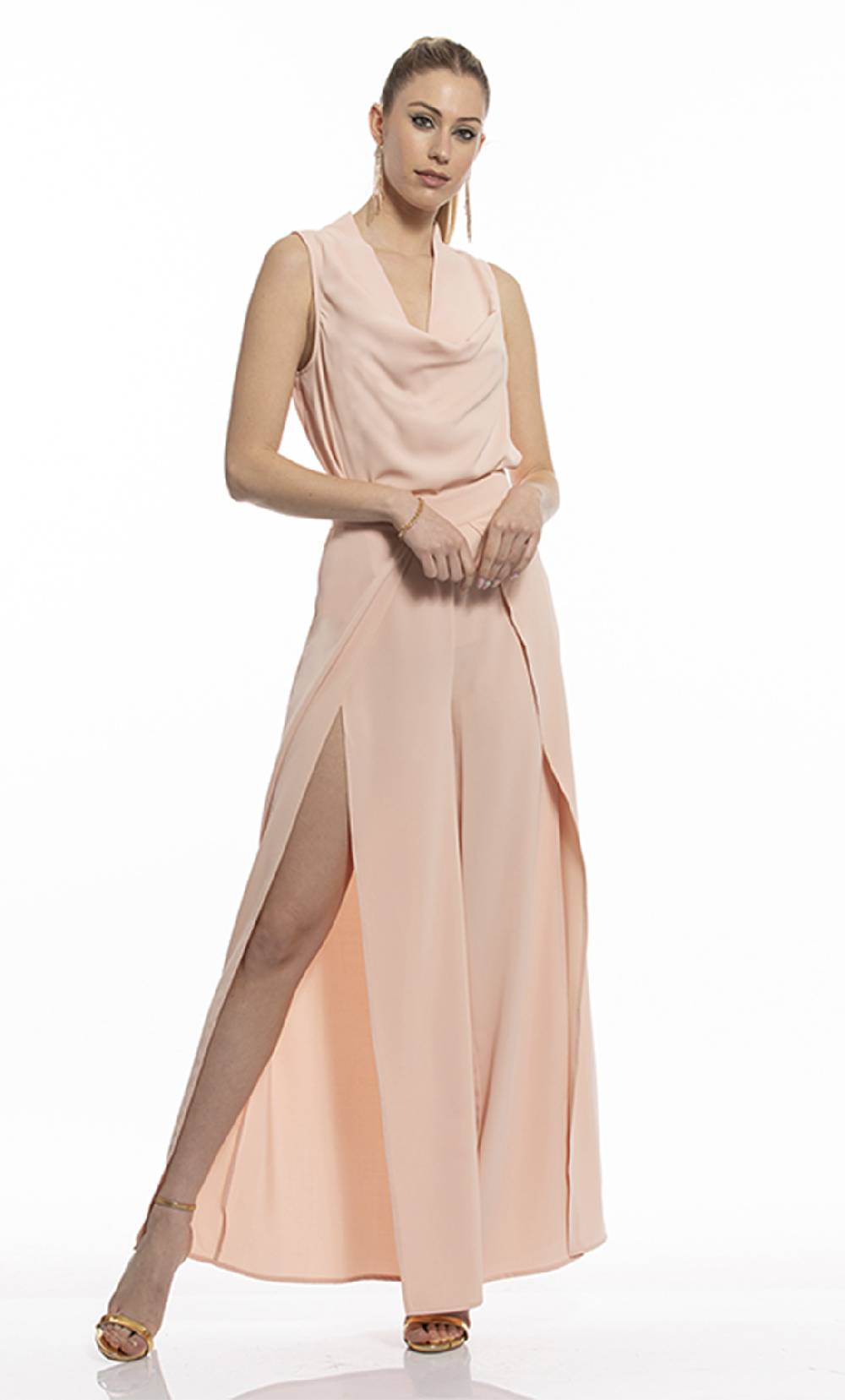 Koralline PANTALONE PALAZZO CON SPACCHI Shopping Online