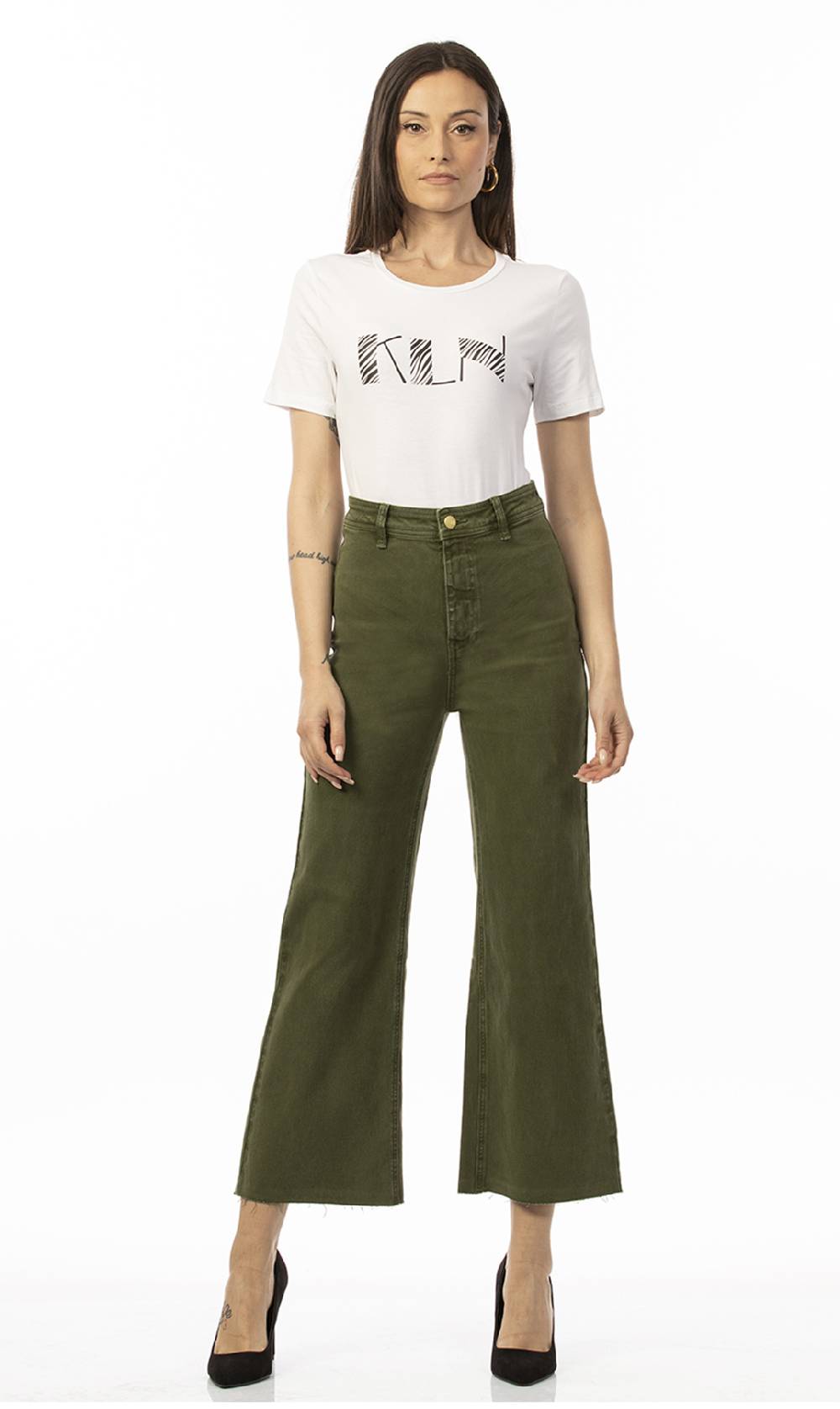 Koralline T-SHIRT CON LOGO ZEBRATO Negozio