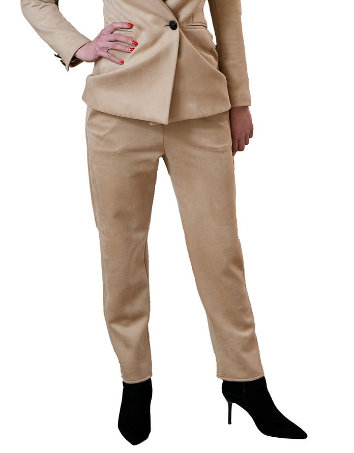 La Fabrique Louise Pantaloni Slim Beige Online