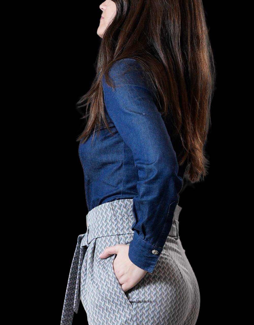 La Fabrique Lucy Camicia in Denim Outlet