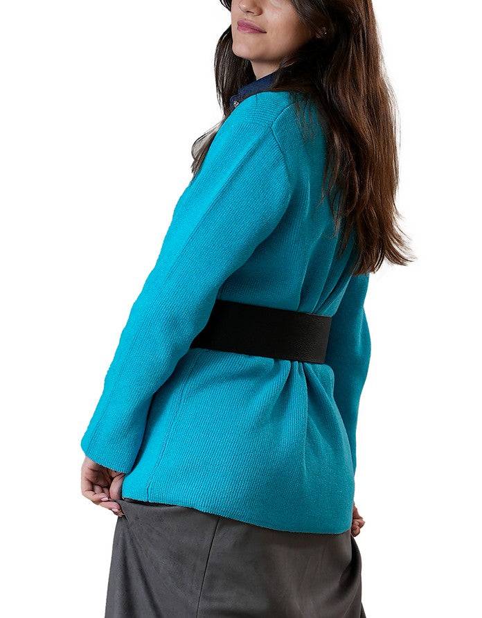 La Fabrique Madame Cardigan con Scollo a V in Maglia In Vendita