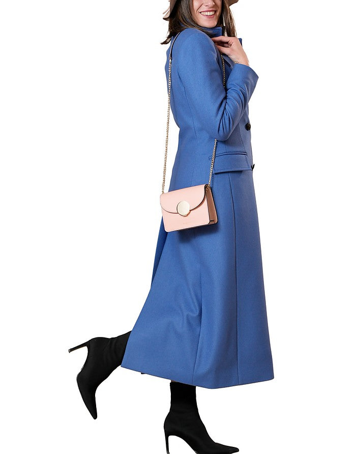 La Fabrique Marguerite Cappotto in Lana Vergine Blu Hotsell