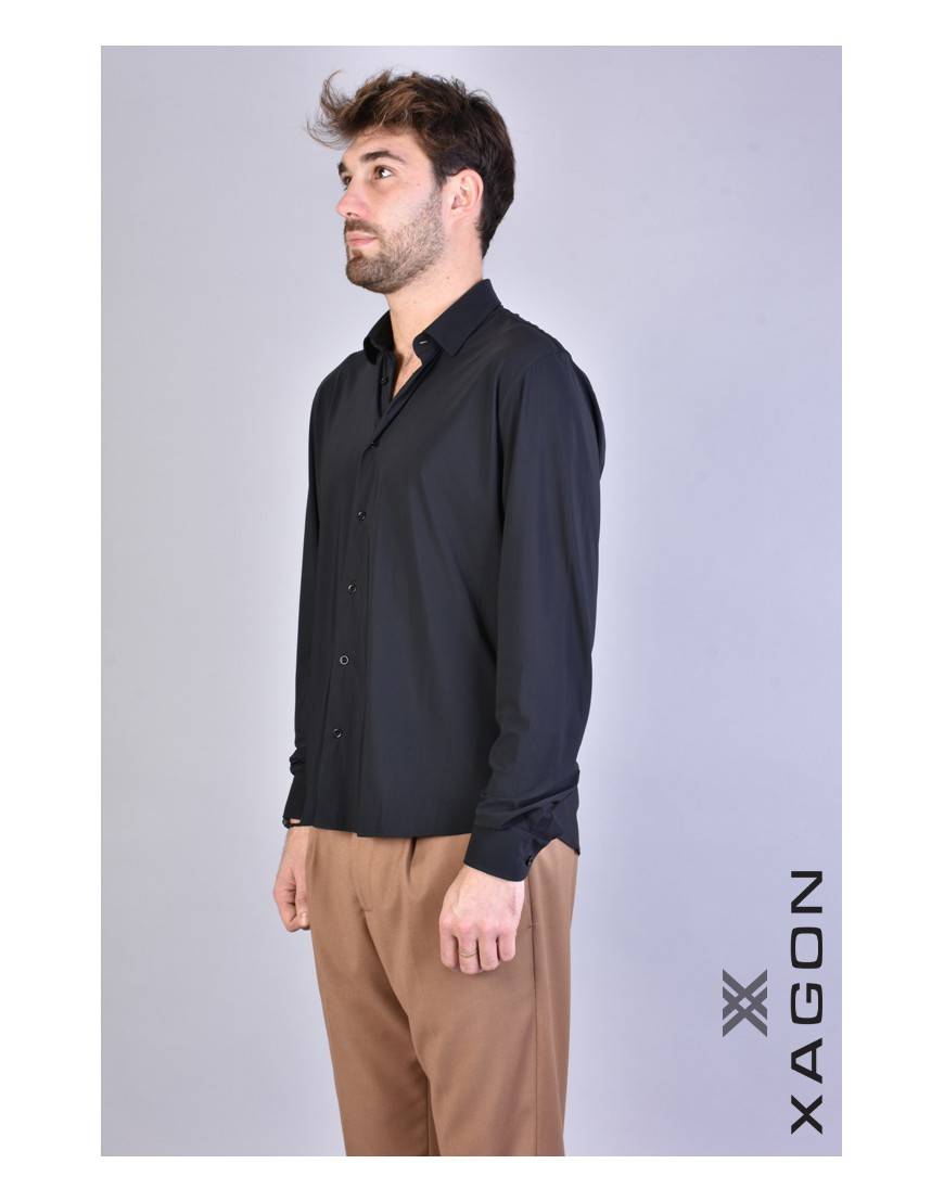 La haine inside us CAMICIA AVESPA Nero Prezzo Ridotto