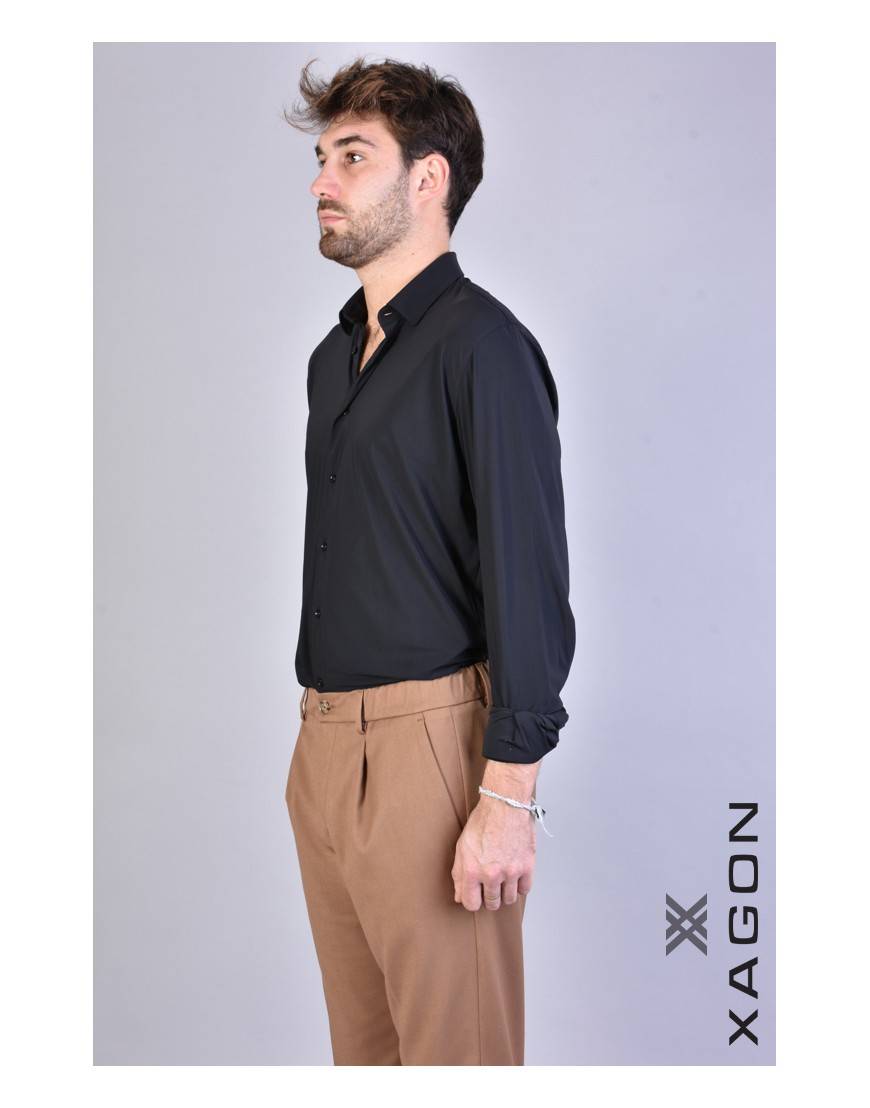 La haine inside us CAMICIA AVESPA Nero Prezzo Ridotto