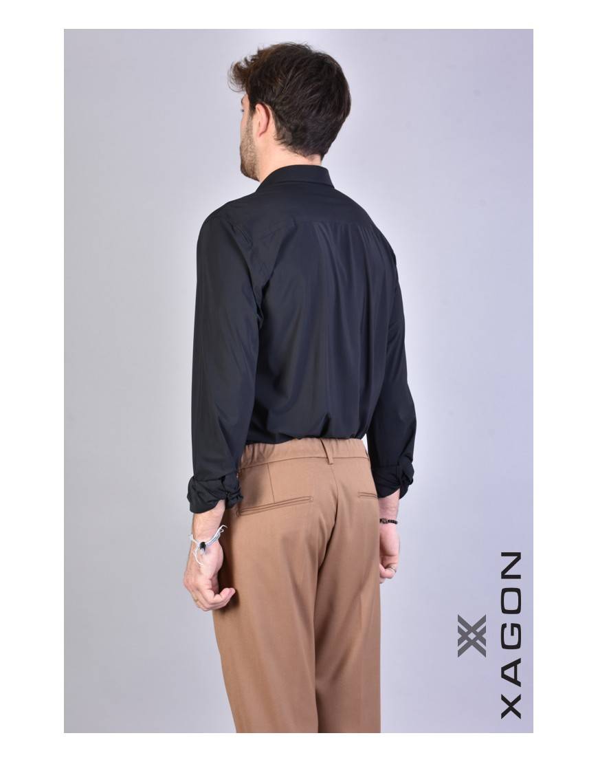 La haine inside us CAMICIA AVESPA Nero Prezzo Ridotto