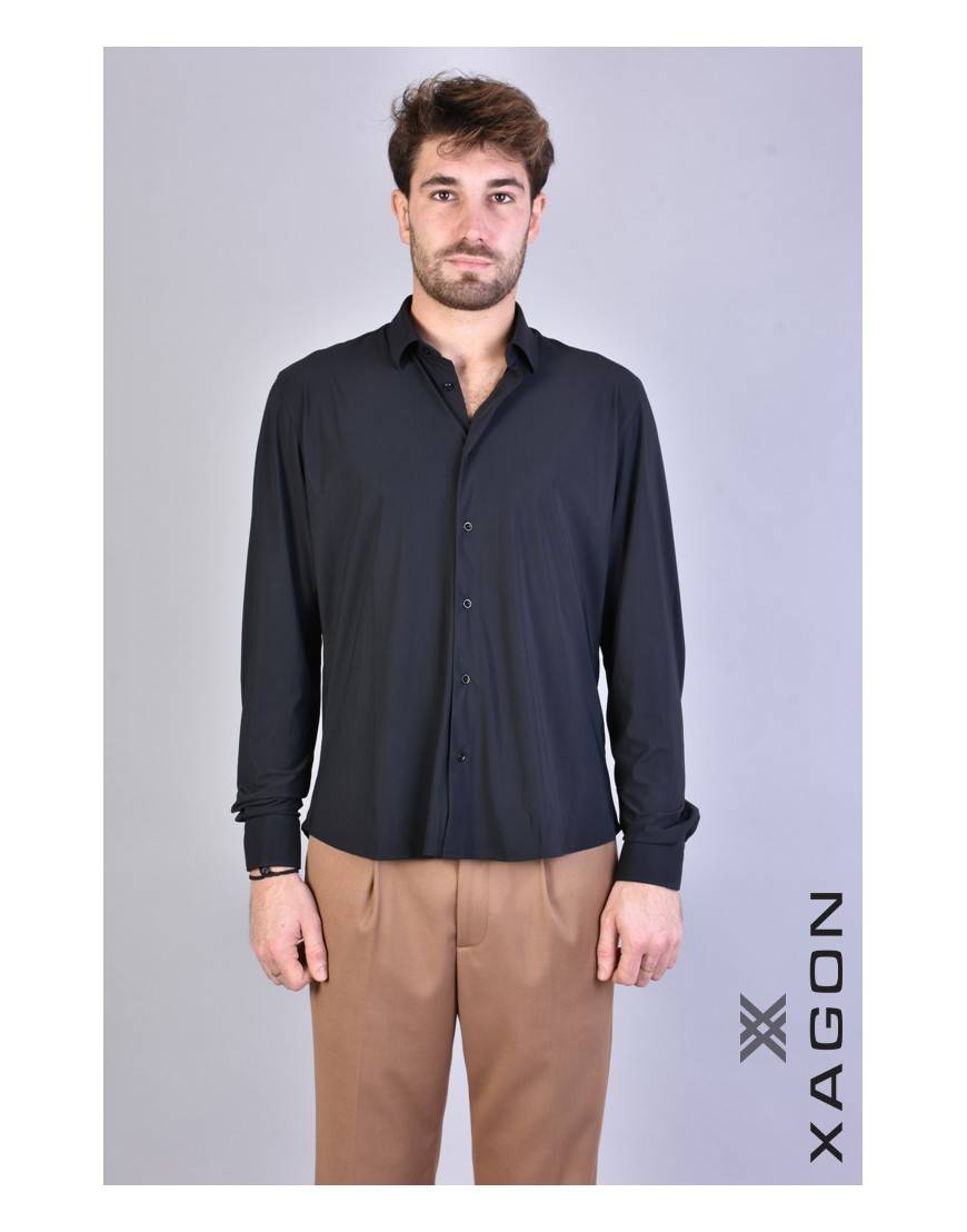 La haine inside us CAMICIA AVESPA Nero Prezzo Ridotto