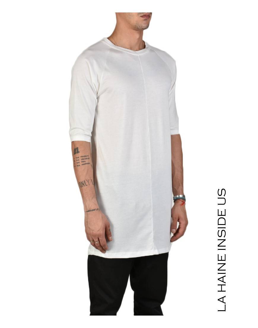 La haine inside us - PERMANENTE - 3M BASE T-SHIRT Versione Lunga Naturale Economico