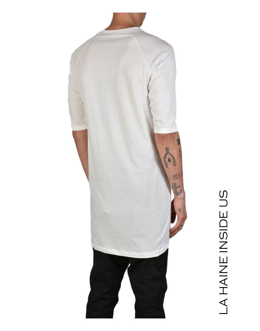 La haine inside us - PERMANENTE - 3M BASE T-SHIRT Versione Lunga Naturale Economico