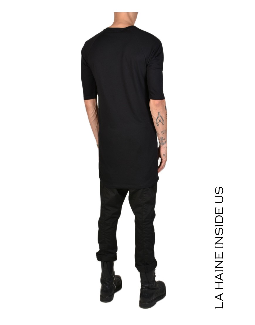 La haine inside us - PERMANENTE - 3M BASE T-SHIRT Versione Lunga Nero Online