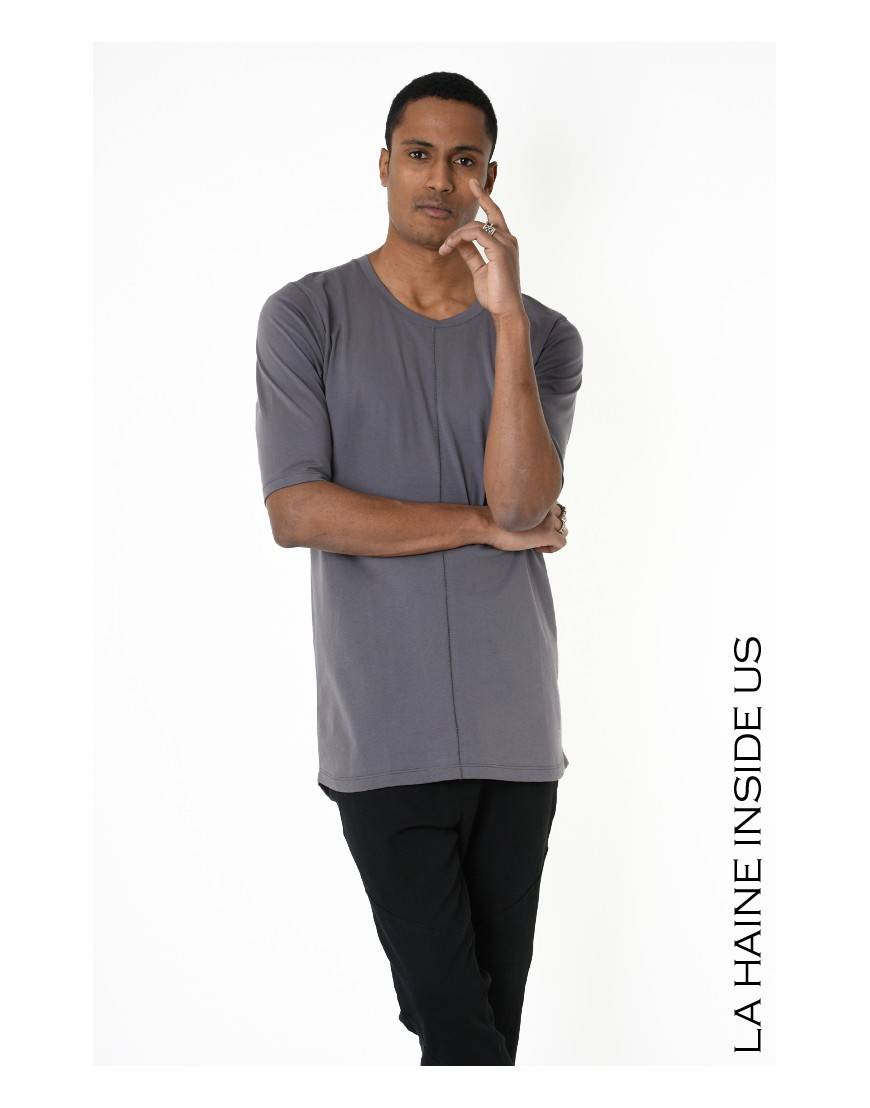 La haine inside us - PERMANENTE - 3M SEBAT T-SHIRT Regular Piombo Offerte