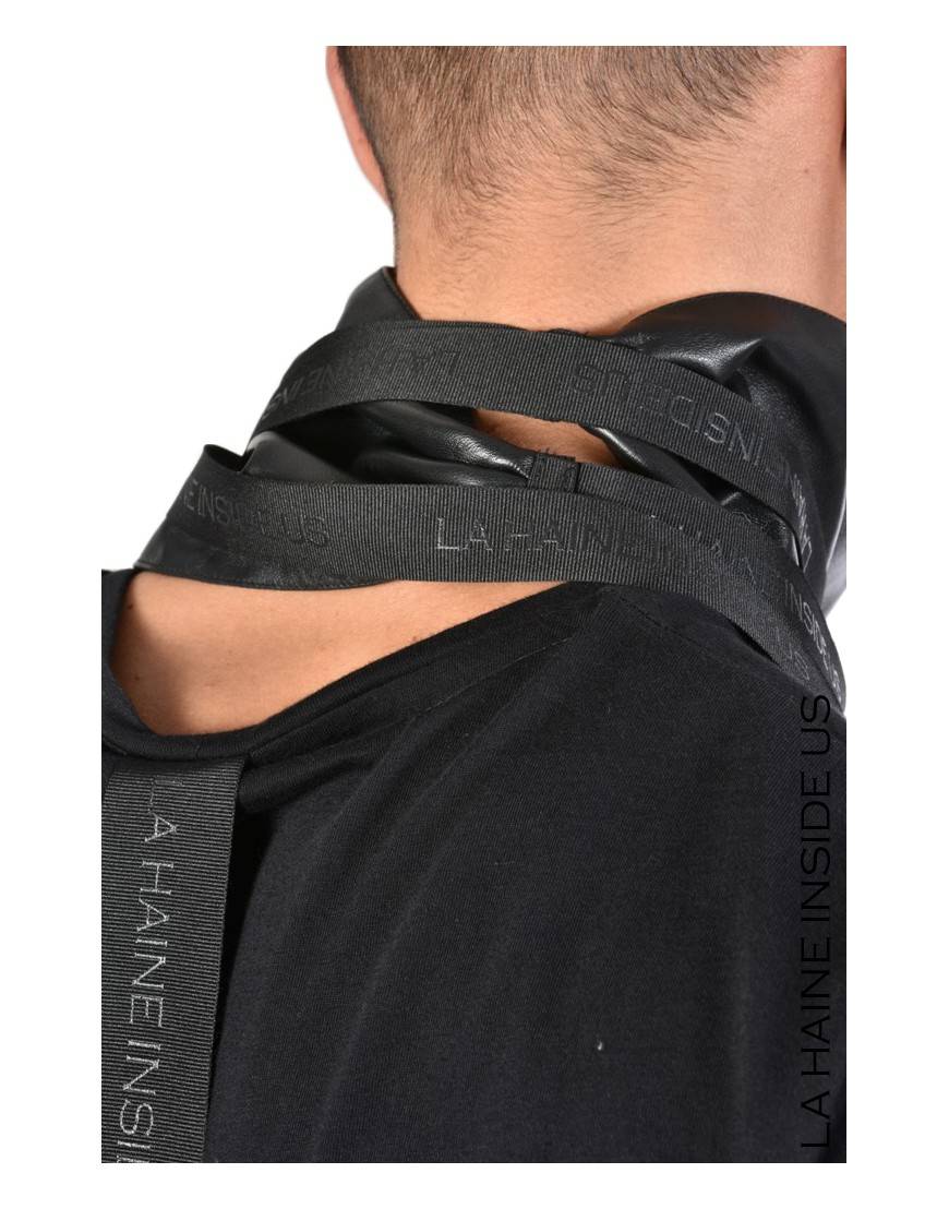 La haine inside us - PERMANENTE - 4B CIBELE FOULARD Pelle Nero Negozio