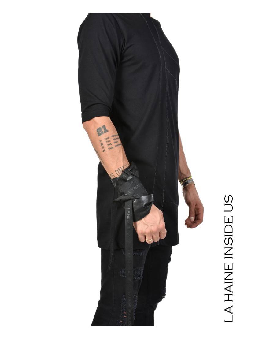 La haine inside us - PERMANENTE - 4B CIBELE FOULARD Pelle Nero Negozio