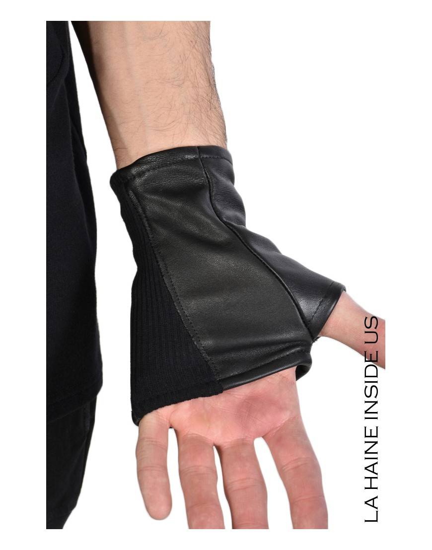 La haine inside us - PERMANENTE - 4B STARK MANICOTTO UNISEX Nero In Saldo