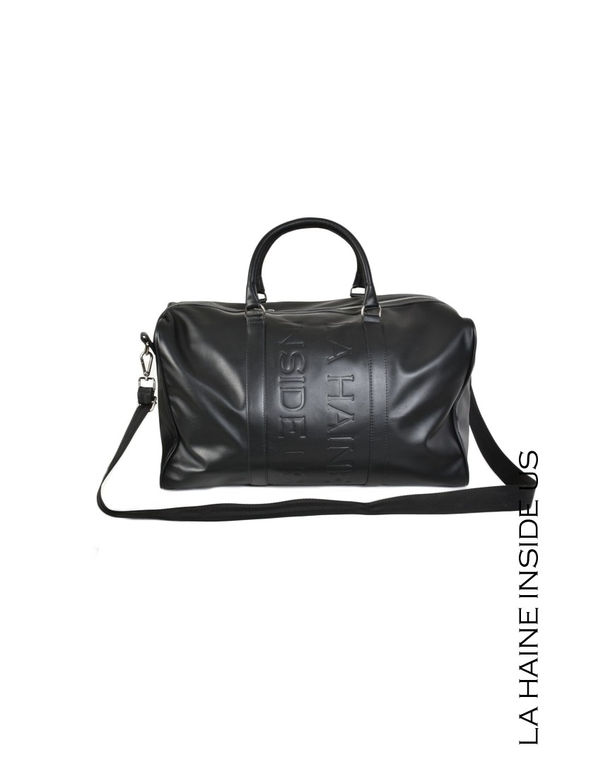 La haine inside us - PERMANENTE - 8L PRICOS BORSONE Pelle Nero Moda