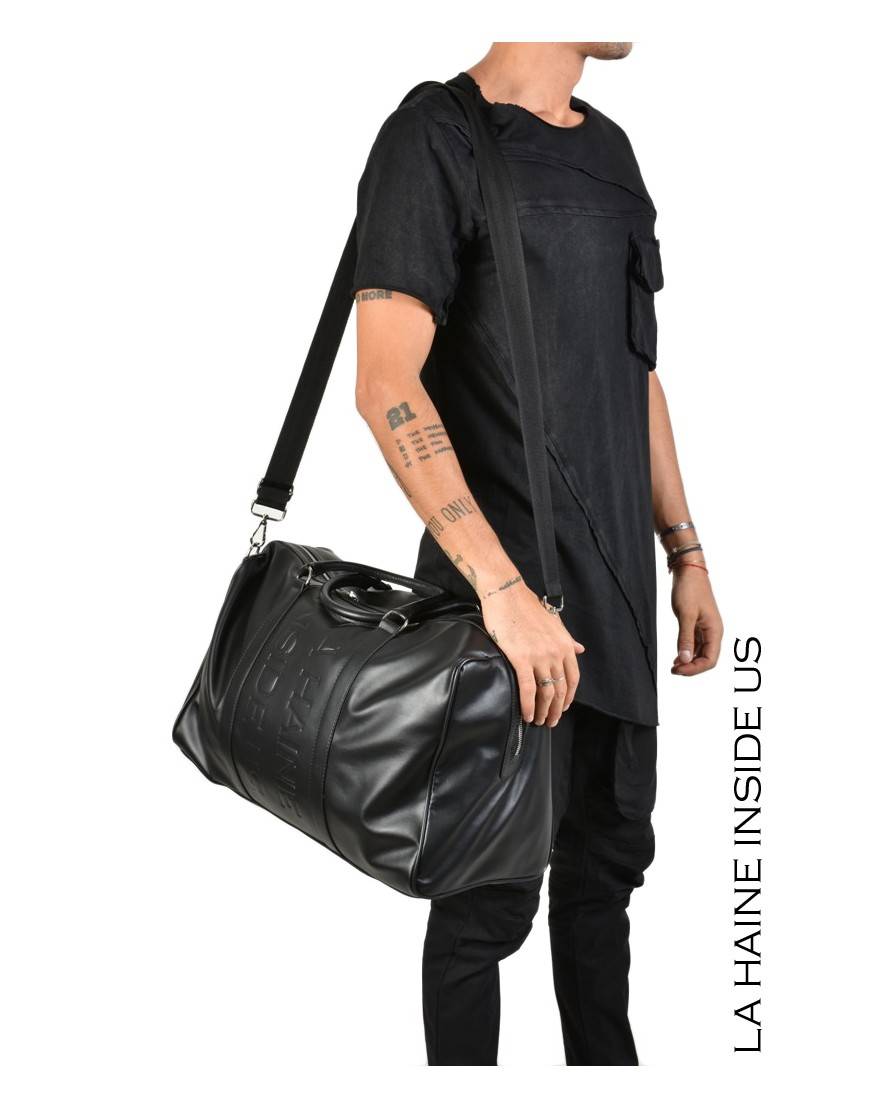 La haine inside us - PERMANENTE - 8L PRICOS BORSONE Pelle Nero Moda