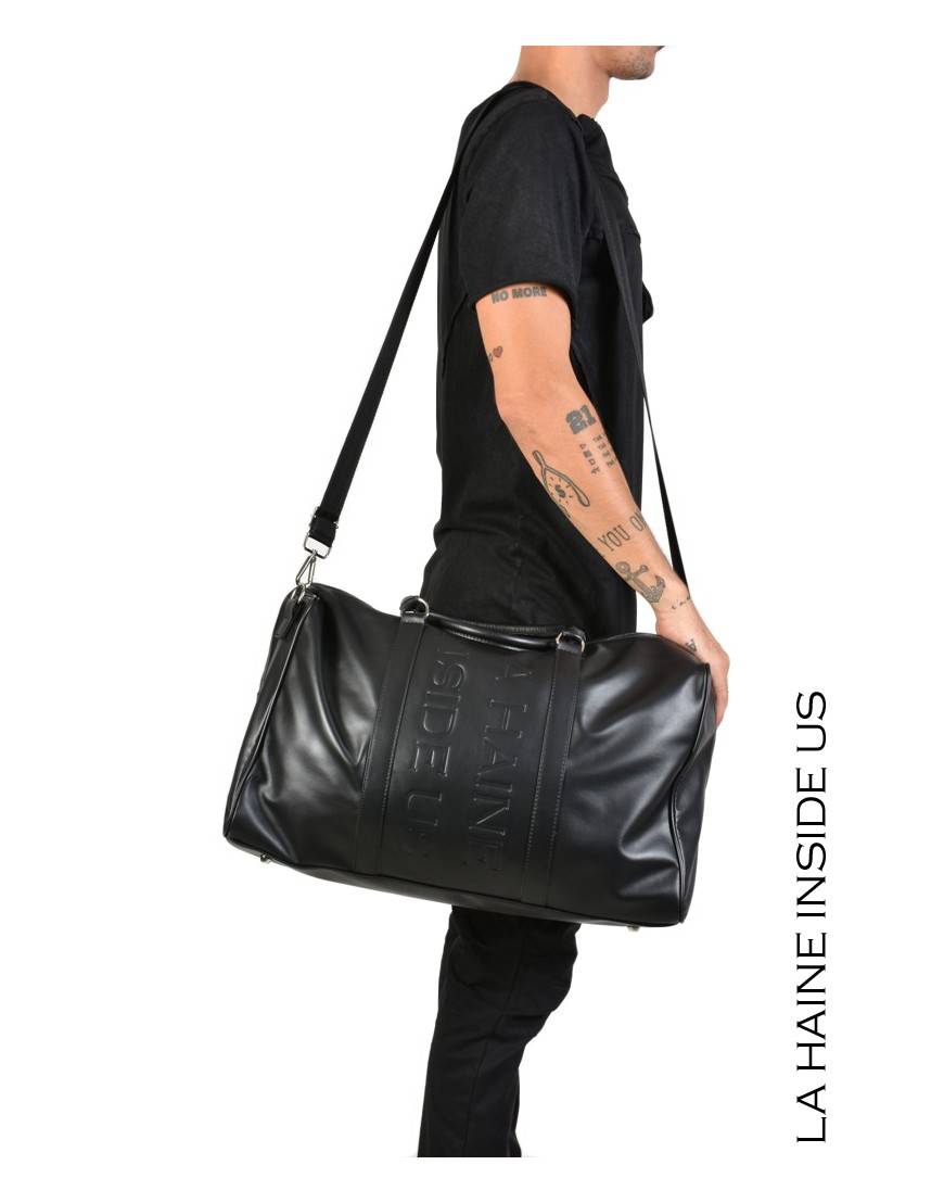 La haine inside us - PERMANENTE - 8L PRICOS BORSONE Pelle Nero Moda