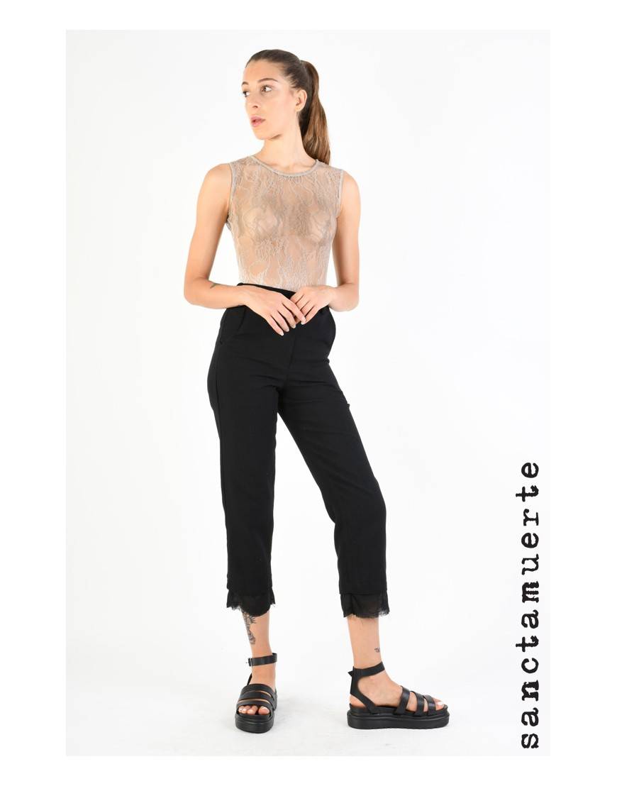 La haine inside us 9B SM299 PANTALONE Nero Shopping online