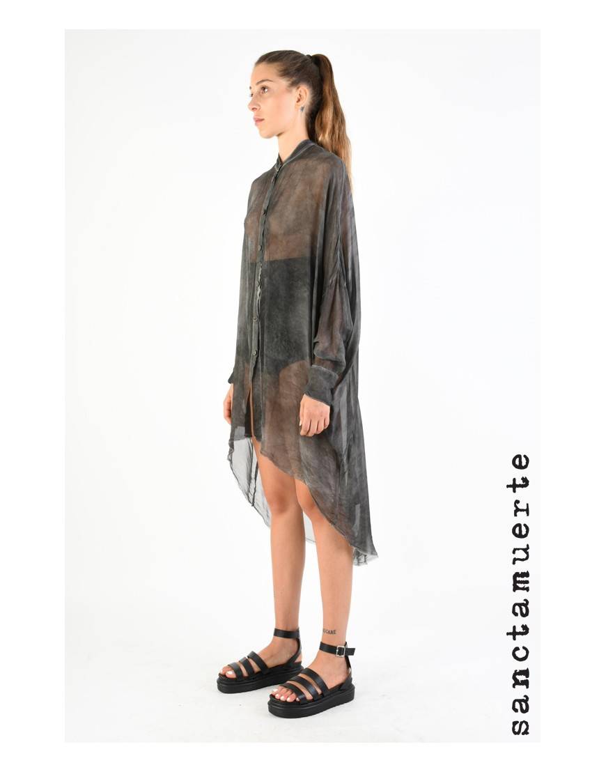 La haine inside us 9B SM306 CAMICIA Grigio Vendite stagionali