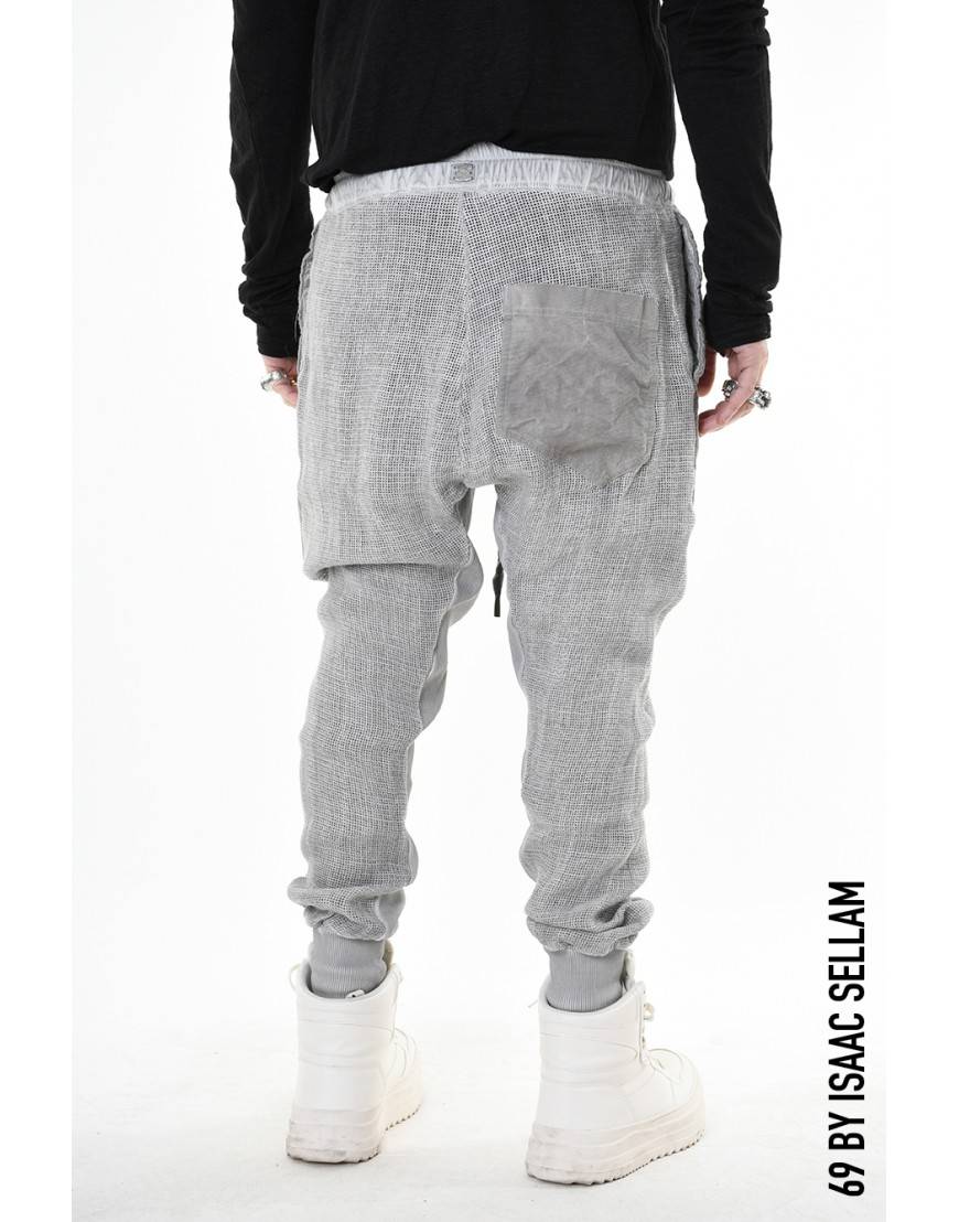 La haine inside us GUSSET PANTS GRILLAGE ALU Vendita calda