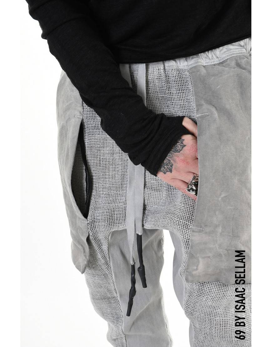 La haine inside us GUSSET PANTS GRILLAGE ALU Vendita calda