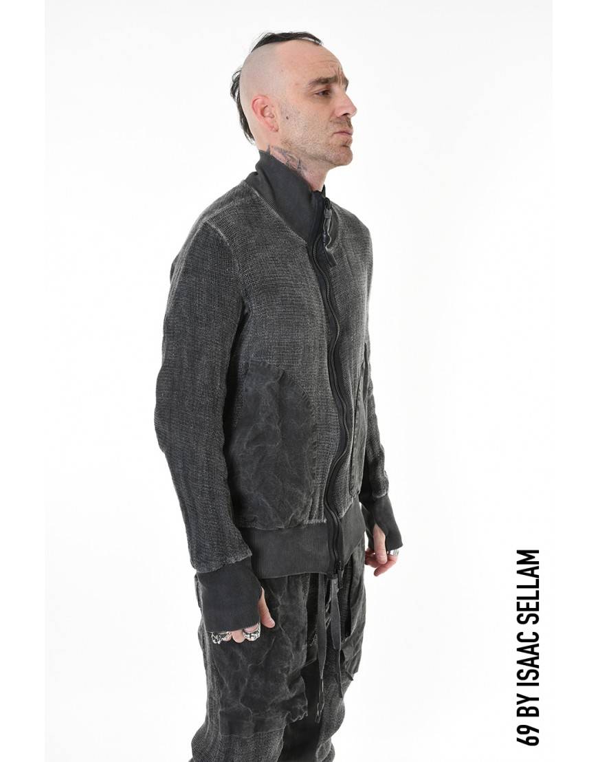 La haine inside us HIGH BOMBER GRILLAGE PLOMB Offerta temporanea