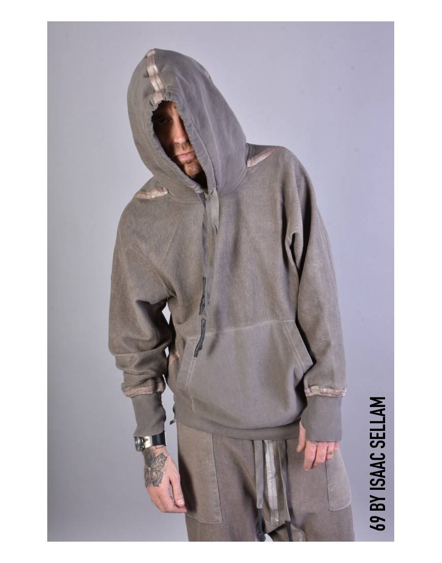 La haine inside us KANGOO HOOD SPONGE Taupe Grandi sconti