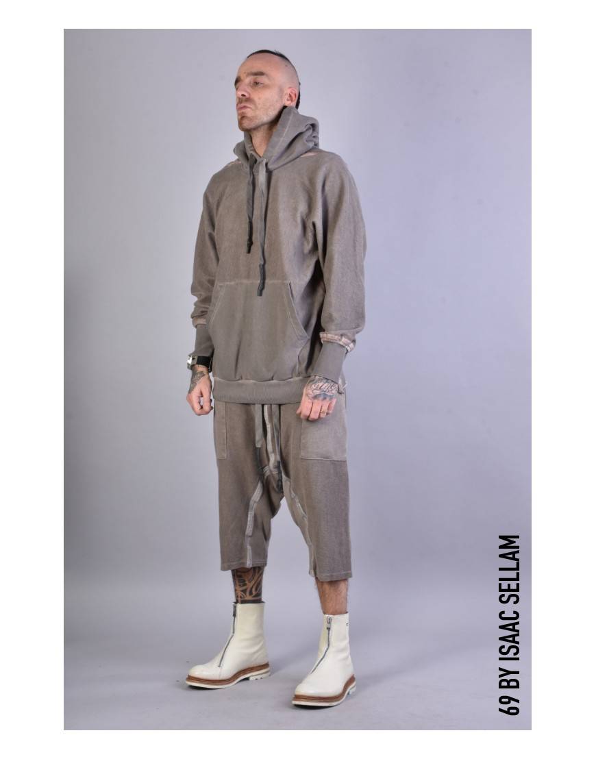 La haine inside us KANGOO HOOD SPONGE Taupe Grandi sconti