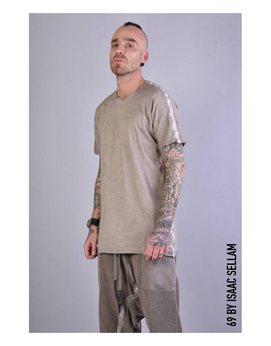 La haine inside us MISTER T-SHIRT BANDE J150 Taupe Offerte stagionali