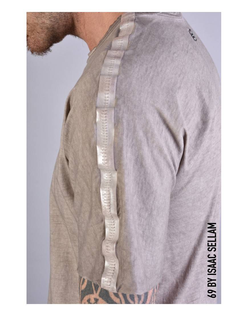 La haine inside us MISTER T-SHIRT BANDE J150 Taupe Offerte stagionali