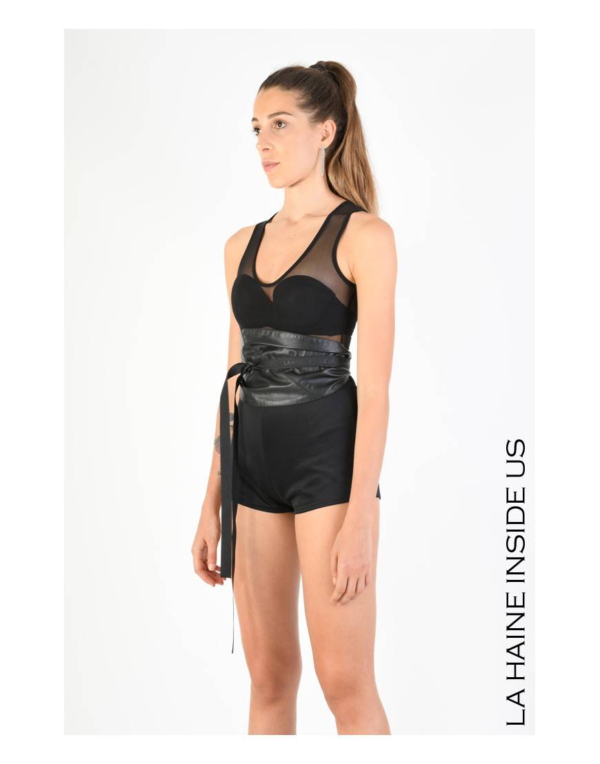 La haine inside us - PERMANENTE - 4B CIBELE FOULARD Pelle Nero Prezzo basso