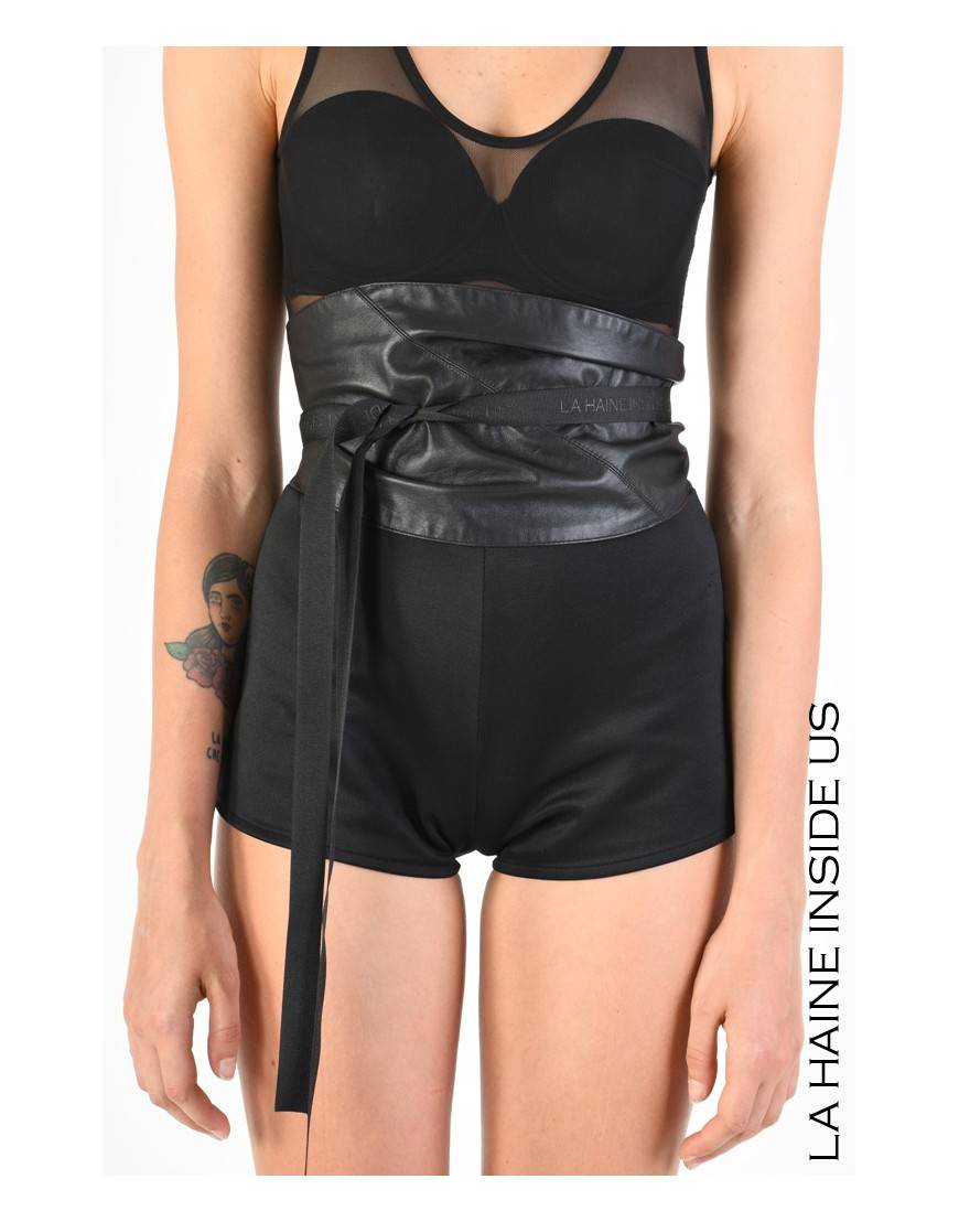 La haine inside us - PERMANENTE - 4B CIBELE FOULARD Pelle Nero Prezzo basso