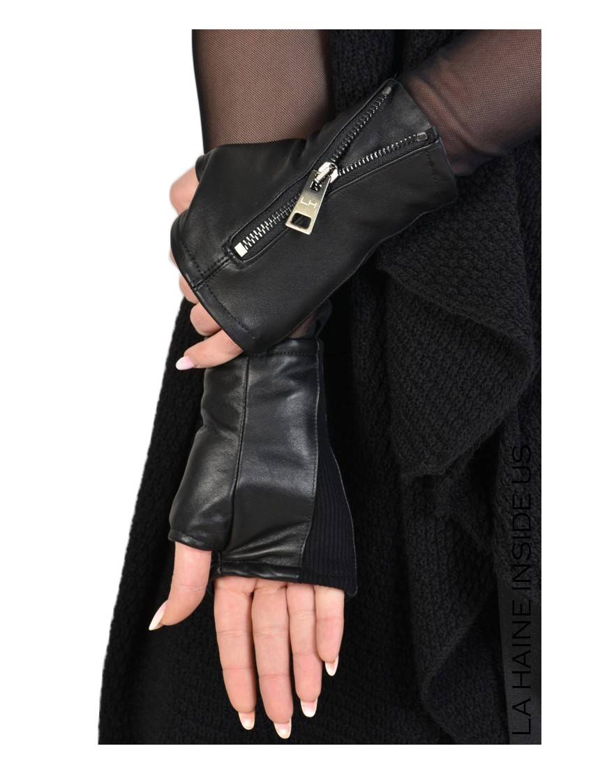 La haine inside us - PERMANENTE - 4B STARK MANICOTTO UNISEX Nero Ritorno libero