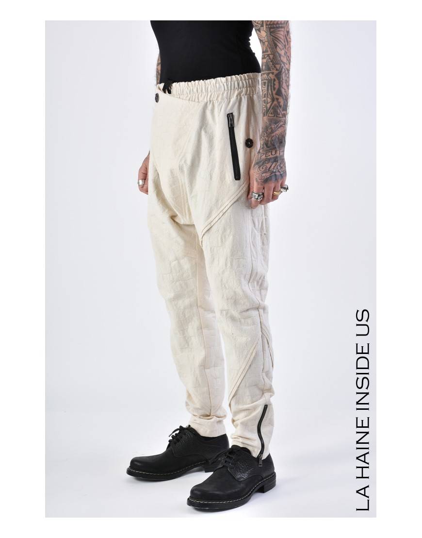 La haine inside us 3B LM133 PANTALONE Ecru Fino al 55% di sconto