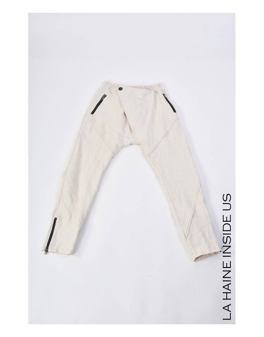 La haine inside us 3B LM133 PANTALONE Ecru Fino al 55% di sconto