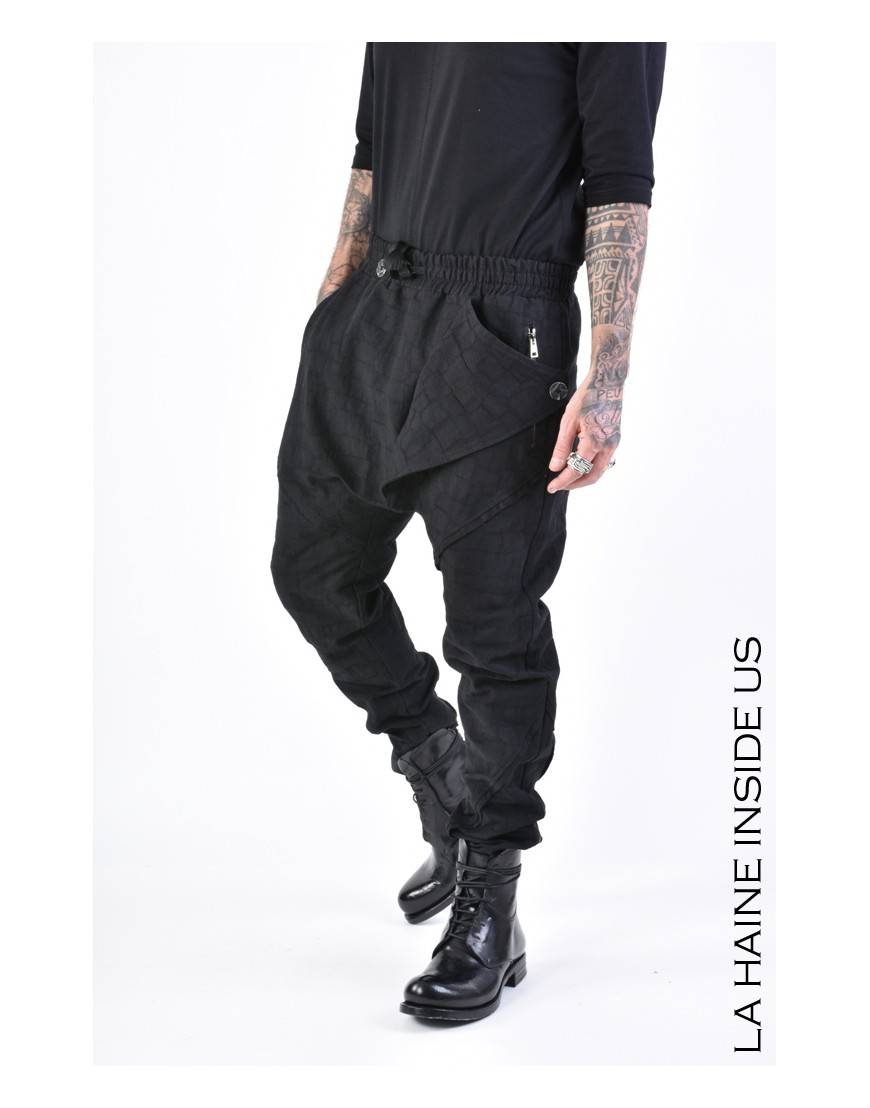 La haine inside us 3B LM133 PANTALONE Nero Discount Store per i nuovi prodotti