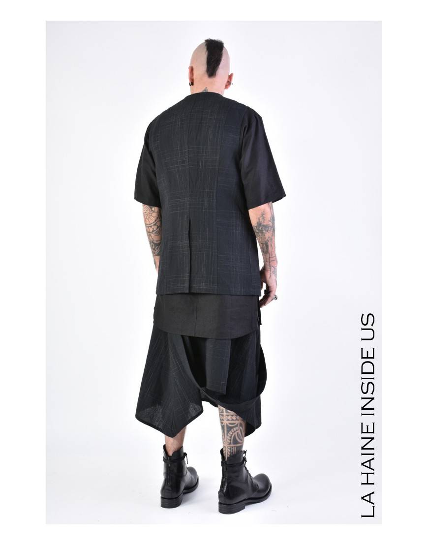La haine inside us 3B LM144 GILET Nero Limitato a 3 giorni