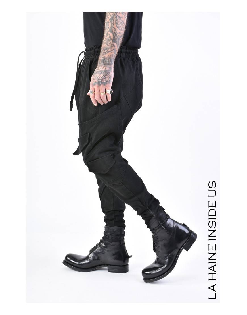La haine inside us 3B LM155 PANTALONE Nero In vendita