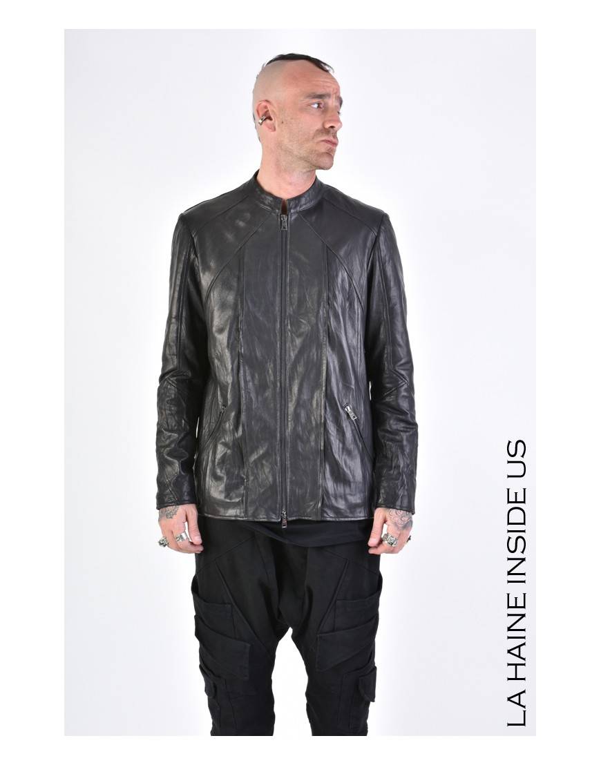 La haine inside us 3B LM161 GIUBBINO PELLE Nero 50% di sconto per tempo limitato