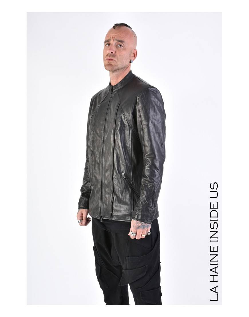 La haine inside us 3B LM161 GIUBBINO PELLE Nero 50% di sconto per tempo limitato