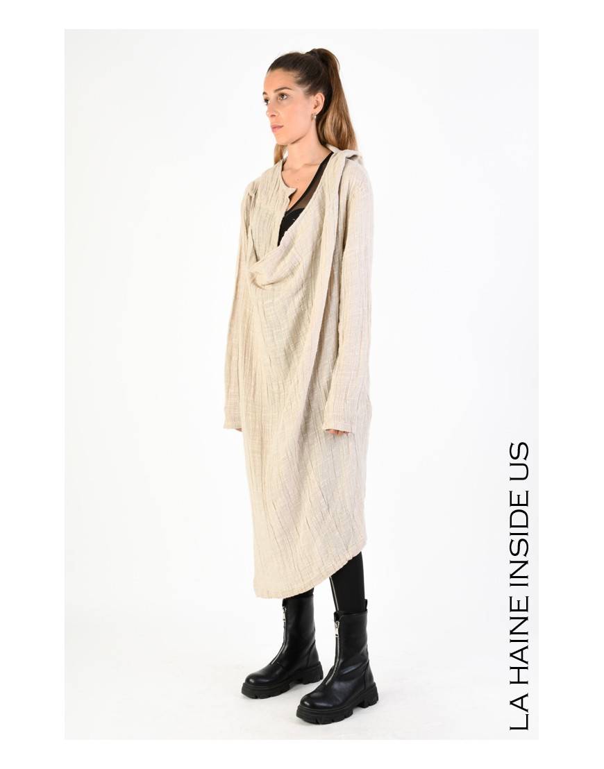 La haine inside us 3J LM164 CARDIGAN UNISEX D Beige Sconti questo mese