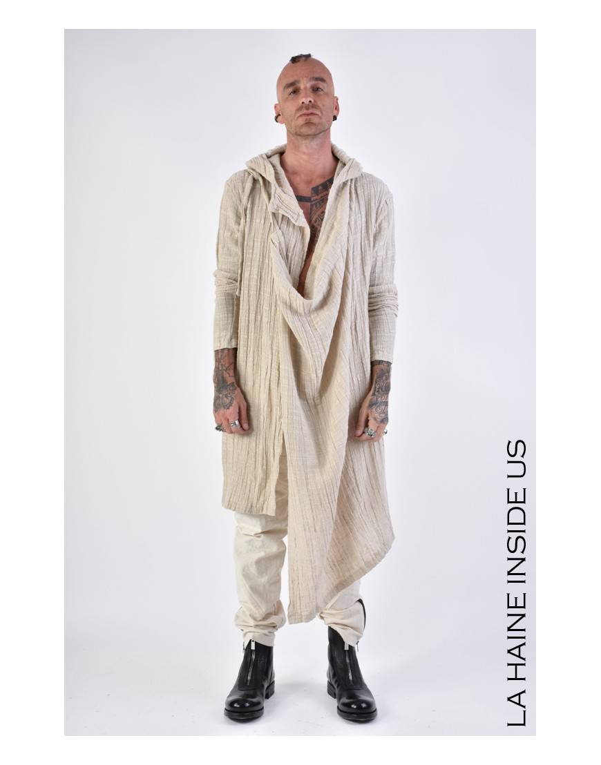 La haine inside us 3J LM164 CARDIGAN UNISEX U Beige Italy