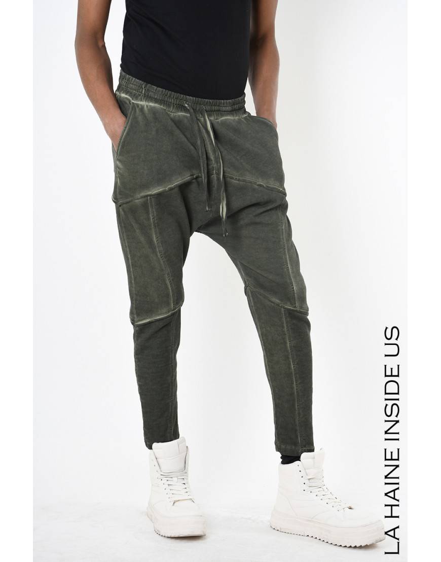 La haine inside us 3B LM199 PANTALONE Verde Prezzo di fabbrica