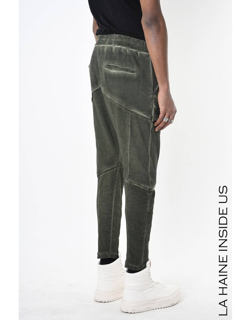 La haine inside us 3B LM199 PANTALONE Verde Prezzo di fabbrica